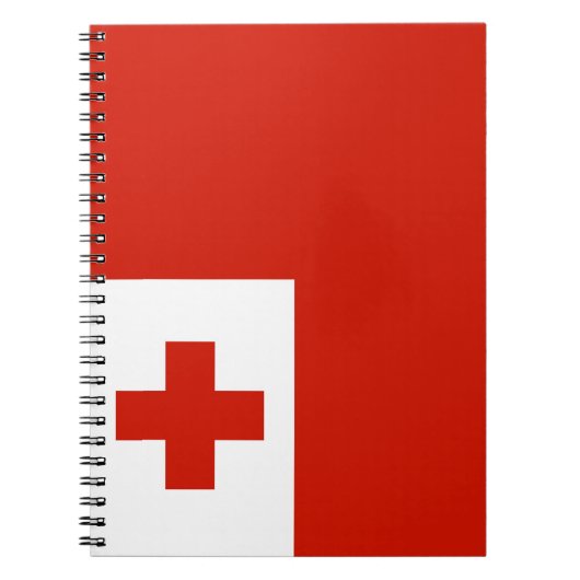 Tonga vlag notitieboek (Voorkant)