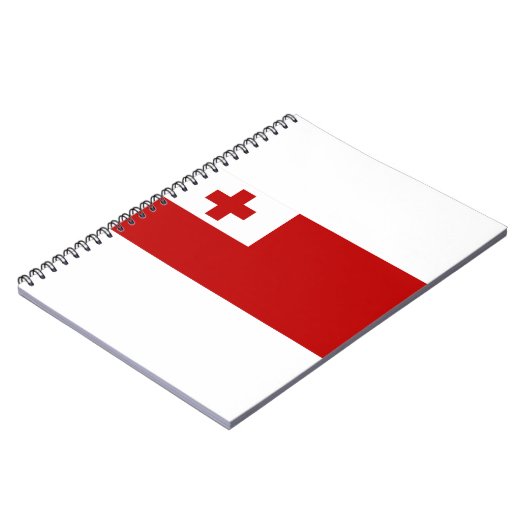Tonga-vlag Notitieboek (Linkerzijde)