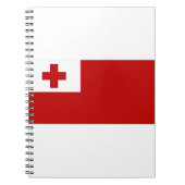 Tonga-vlag Notitieboek (Voorkant)