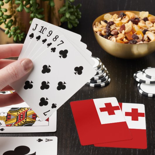 Tonga-vlag Pokerkaarten (Insitu)