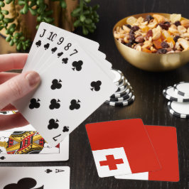 Tonga vlag pokerkaarten