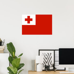 Tonga vlag poster