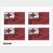 Tonga-vlag Rechthoekige Sticker (Vel)