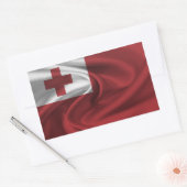 Tonga-vlag Rechthoekige Sticker (Envelop)