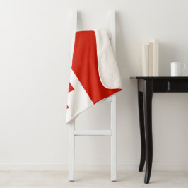 Tonga vlag sherpa deken