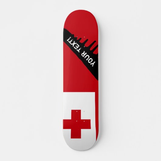 Tonga-vlag Skateboard (Voorkant)