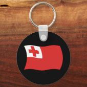 Tonga Vlag Sleutelhanger (Voorkant)
