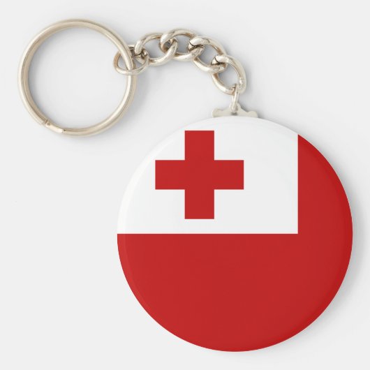 Tonga-vlag Sleutelhanger (Voorkant)