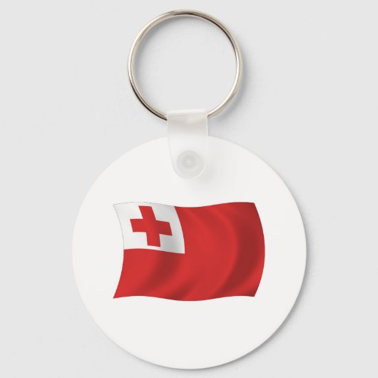 Tonga Vlag Sleutelhanger (Voorkant)