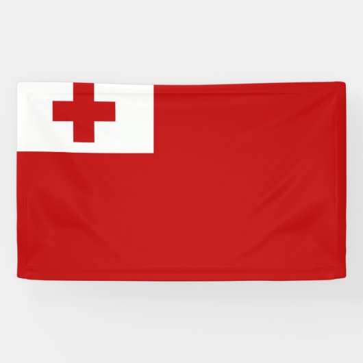 Tonga-vlag Spandoek (Horizontaal)