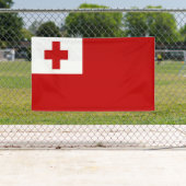Tonga vlag spandoek (Insitu)