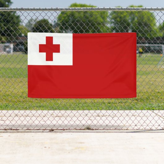 Tonga vlag spandoek (Insitu)