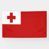 Tonga vlag spandoek (Horizontaal)