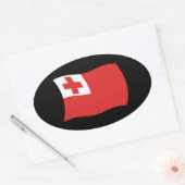 Tonga Vlag Sticker (Envelop)