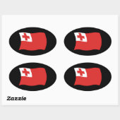 Tonga Vlag Sticker (Vel)