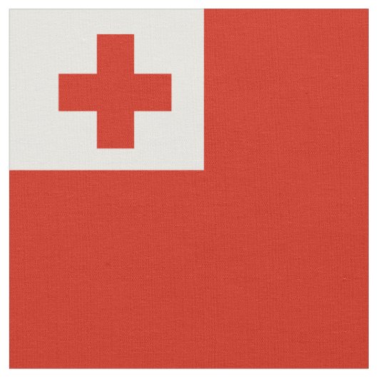 Tonga vlag stof (Close Up)