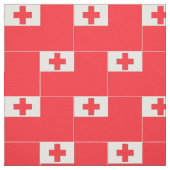 Tonga-vlag Stof (Swatch)