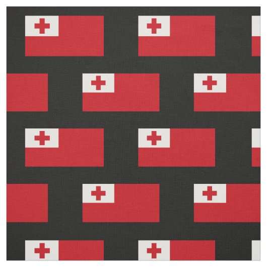 Tonga-vlag Stof (Swatch)