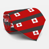Tonga-vlag Stropdas (Opgerold)