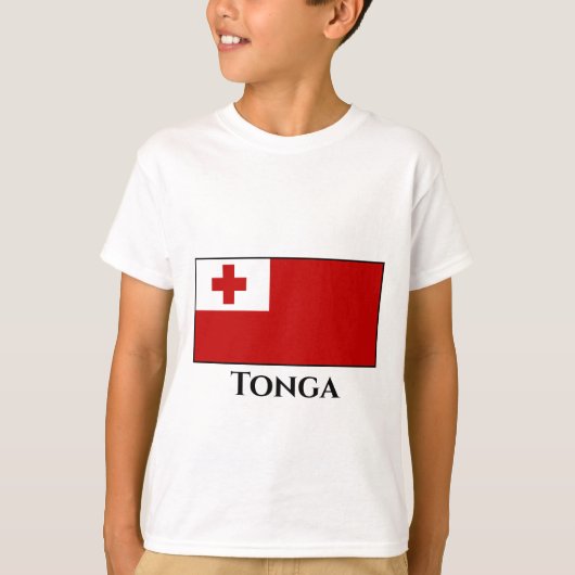 Tonga-vlag T-shirt (Voorkant)