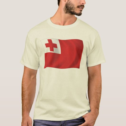 Tonga Vlag T-shirt (Voorkant)