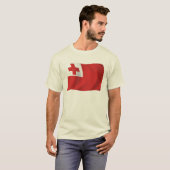 Tonga Vlag T-shirt (Voorkant volledig)