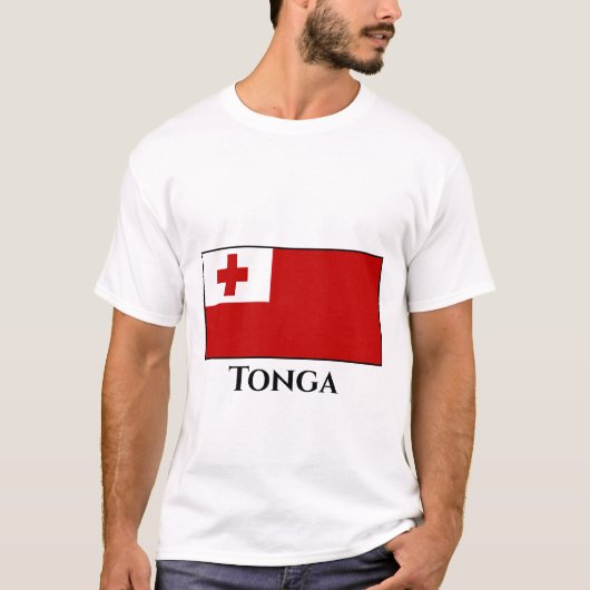 Tonga-vlag T-shirt (Voorkant)