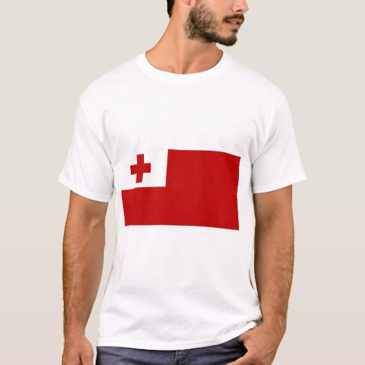 Tonga-vlag T-shirt (Voorkant)