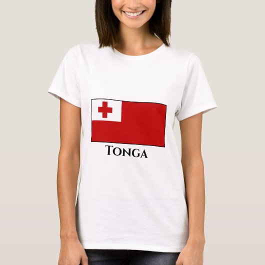 Tonga-vlag T-shirt (Voorkant)