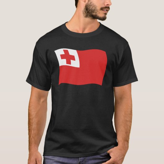 Tonga Vlag T-shirt (Voorkant)