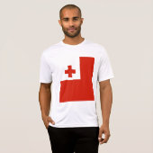 Tonga vlag t-shirt (Voorkant volledig)