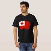 Tonga vlag t-shirt (Voorkant volledig)