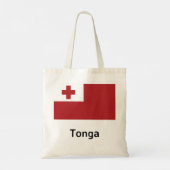 Tonga-vlag Tote Bag (Achterkant)