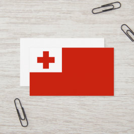 Tonga vlag visitekaartje