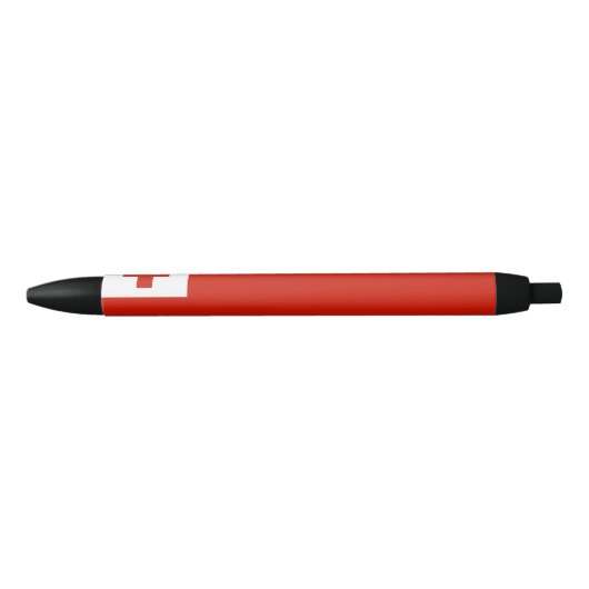 Tonga vlag zwarte inkt pen (Voorkant)