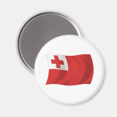 Tonga Vlagmagneet Magneet (Voorkant / Achterkant)