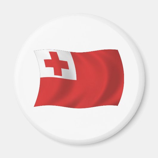 Tonga Vlagmagneet Magneet (Voorkant)