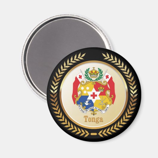 Tonga-wapenschild Magneet (Voorkant / Achterkant)