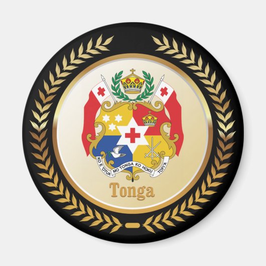 Tonga-wapenschild Magneet (Voorkant)