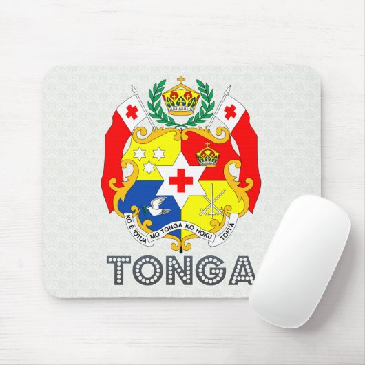 Tonga-wapenschild Muismat (Met muis)