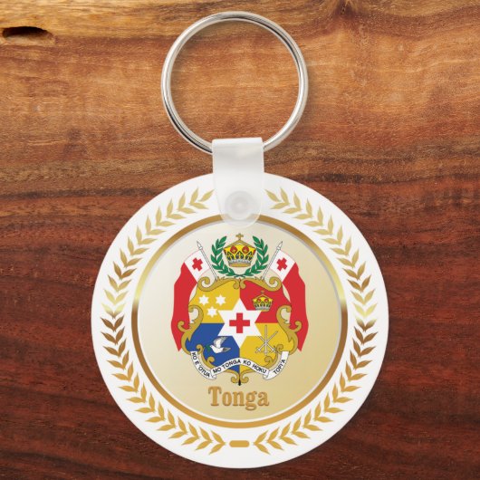 Tonga-wapenschild Sleutelhanger (Voorkant)