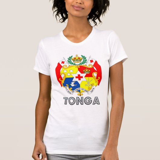 Tonga-wapenschild T-shirt (Voorkant)