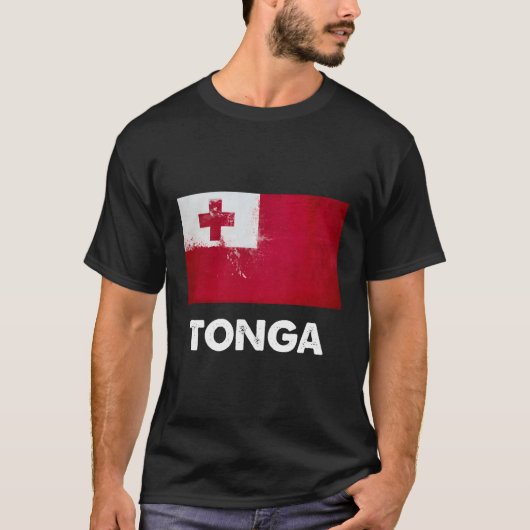 Tongaanse vlag t-shirt (Voorkant)