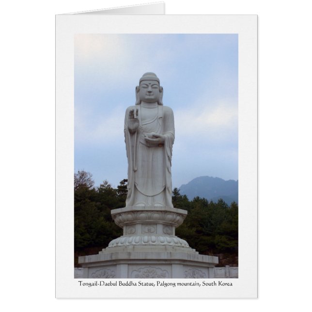 Tongail-Daebul stone Buddha Statue, Zuid-Korea (Voorkant)
