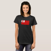 Tongan Flag Tonga 1 T-shirt (Voorkant volledig)