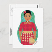 Tongan Matryoshka-Briefkaart Briefkaart (Voorkant / Achterkant)