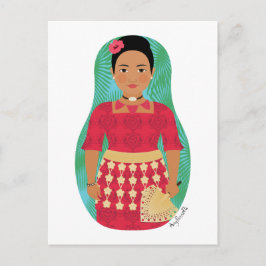 Tongan Matryoshka-Briefkaart Briefkaart