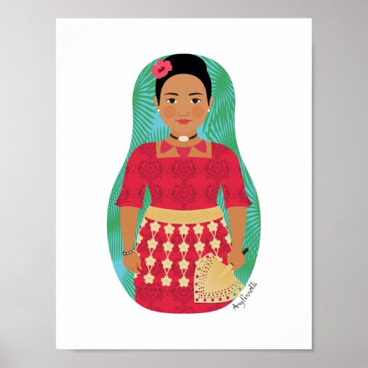 Tongan Matryoshka Poster (Voorkant)