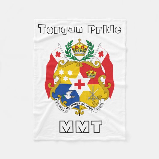 Tongan Pride Baby Blanket Fleece Deken (Voorkant)