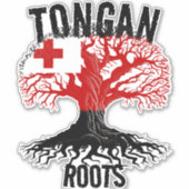 TONGAN ROOTS STICKER (Voorkant)